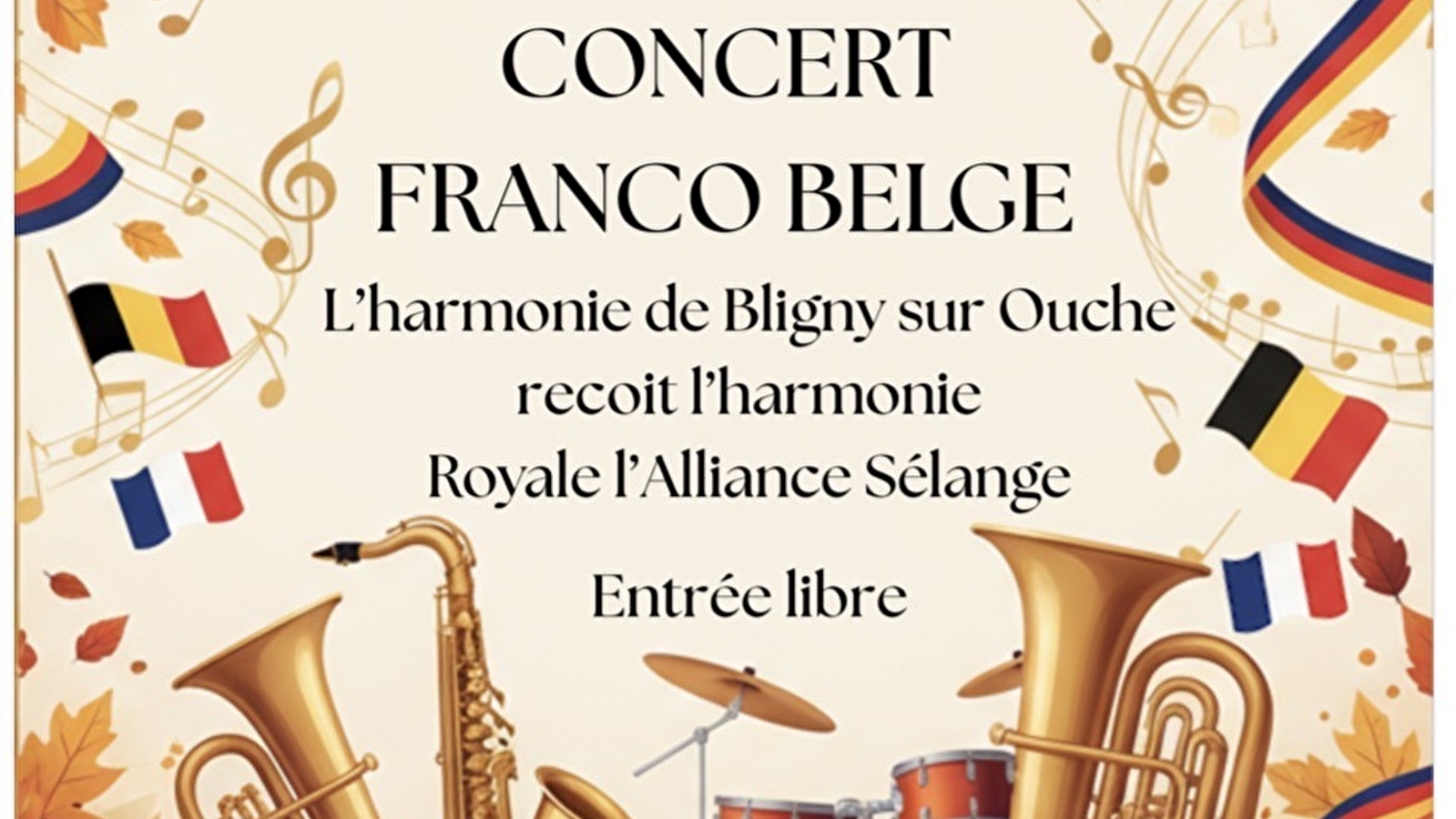 Concert d'Harmonie Franco-Belge- Bligny sur Ouche