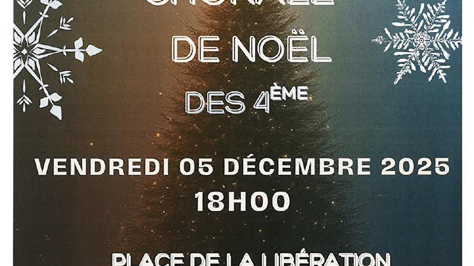 Chorale de Noël des 4ème-Pouilly en Auxois