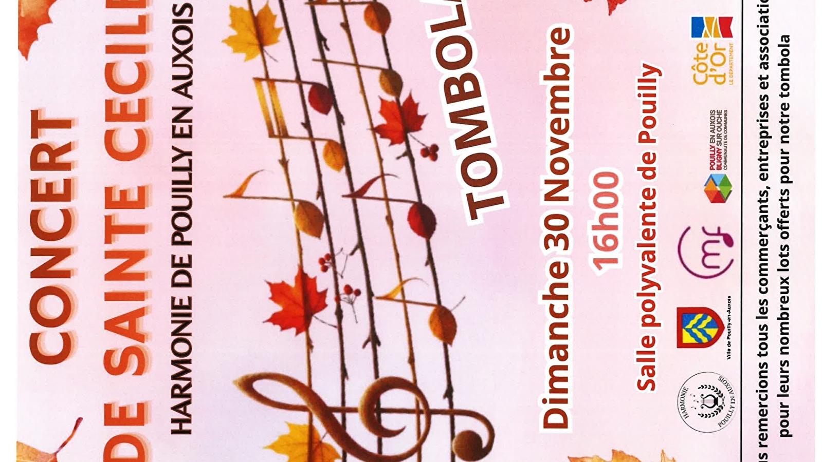 Concert de Sainte Cécile- Pouilly en Auxois