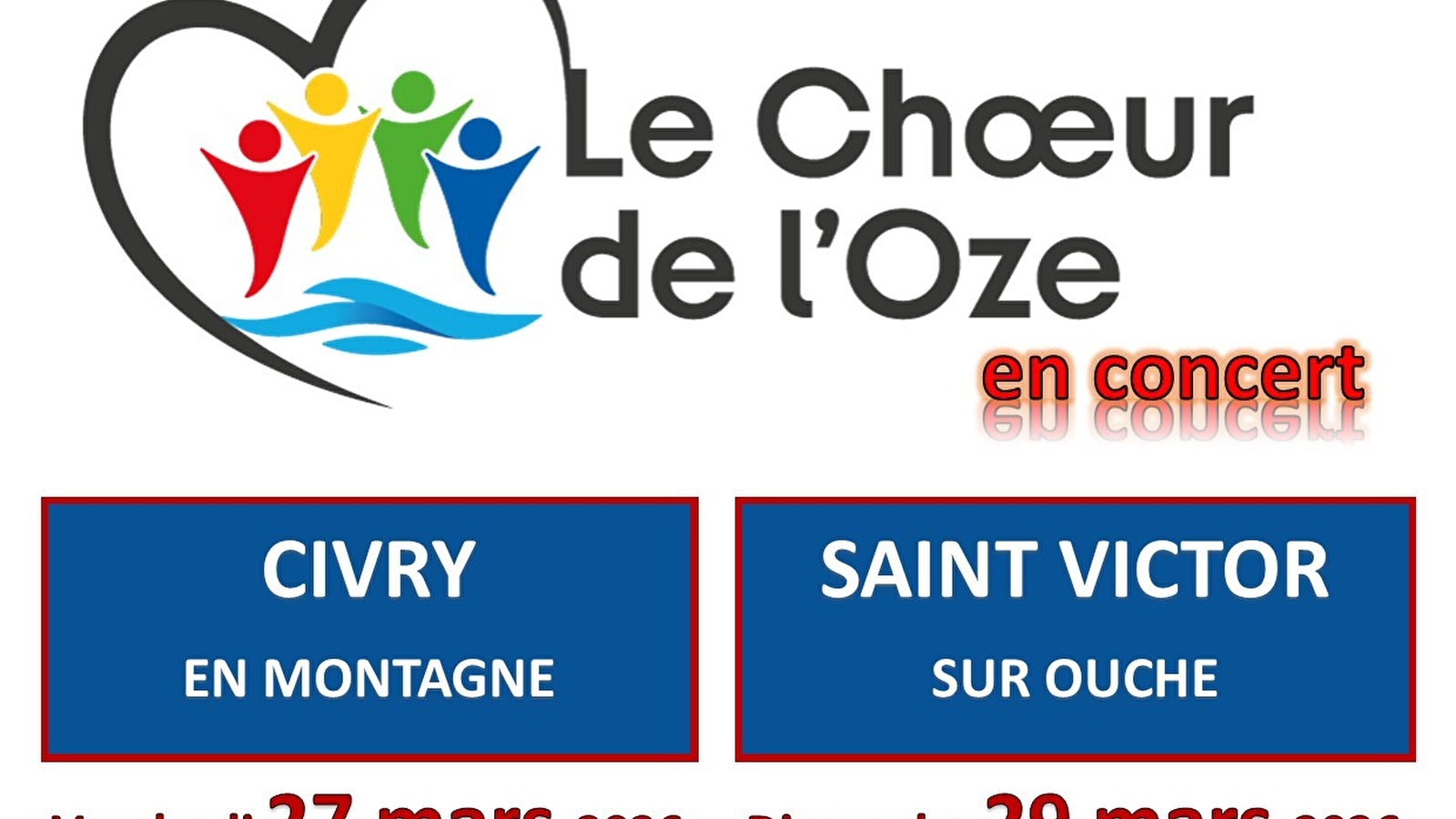 Concert du Chœur de l'Oze - Civry en Montagne