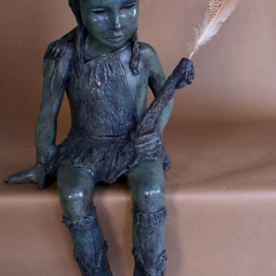 Exposition vente sculptures Régine Caudwell    sur RV et cours modelage