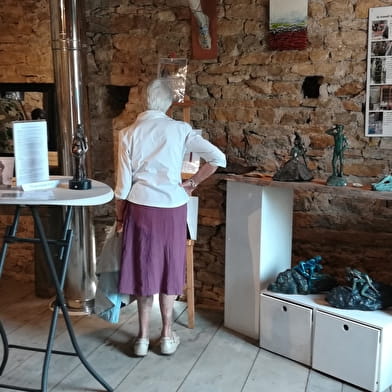 Exposition vente sculptures Régine Caudwell    sur RV et cours modelage