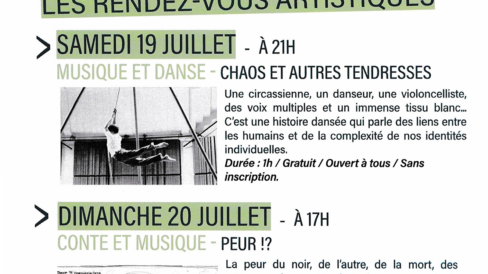 CONTE ET MUSIQUE - PEUR !?- Lusigny sur Ouche