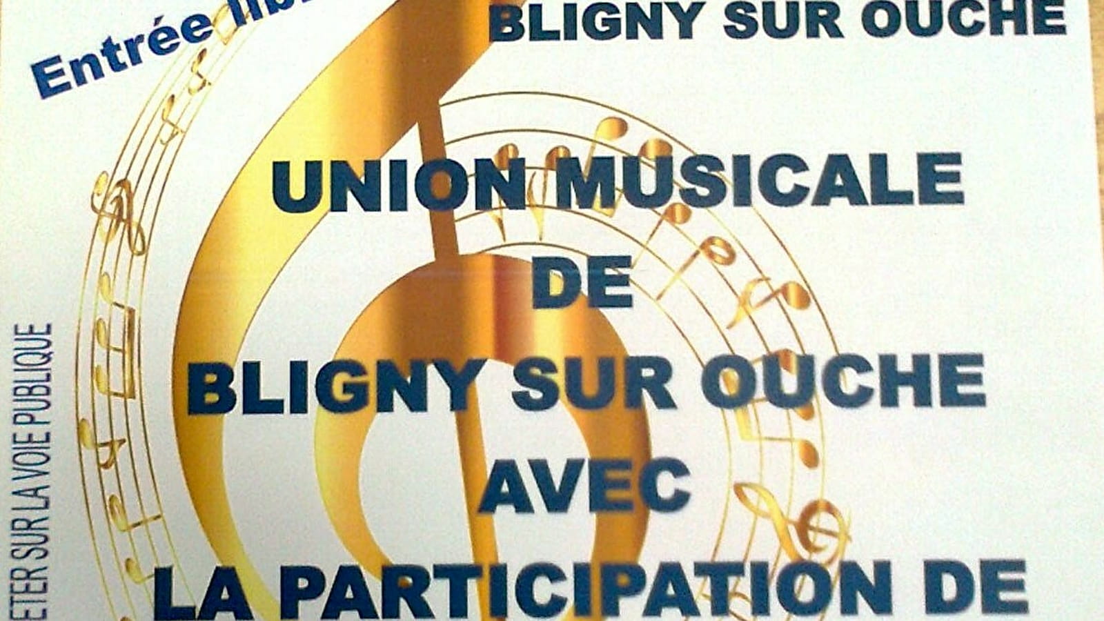 Concert de l'Harmonie de BLIGNY SUR OUCHE