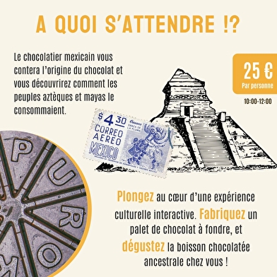Atelier sensoriel ' Chocolat maya, de la fève à la tasse '-Bligny sur Ouche