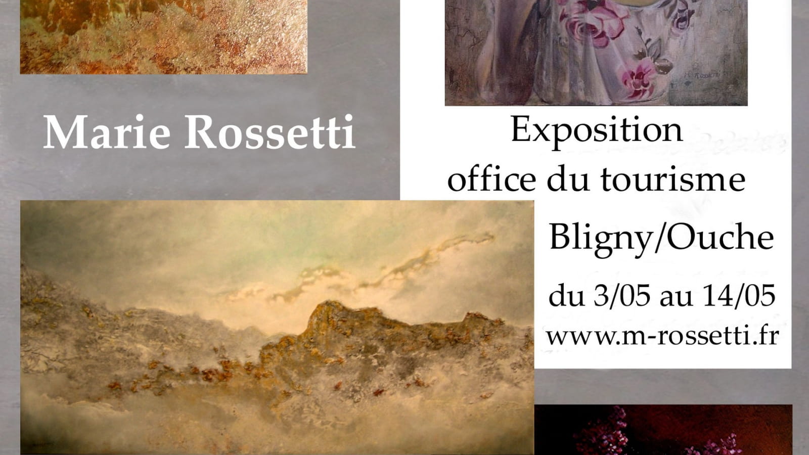 Exposition de peintures par Marie Rossetti