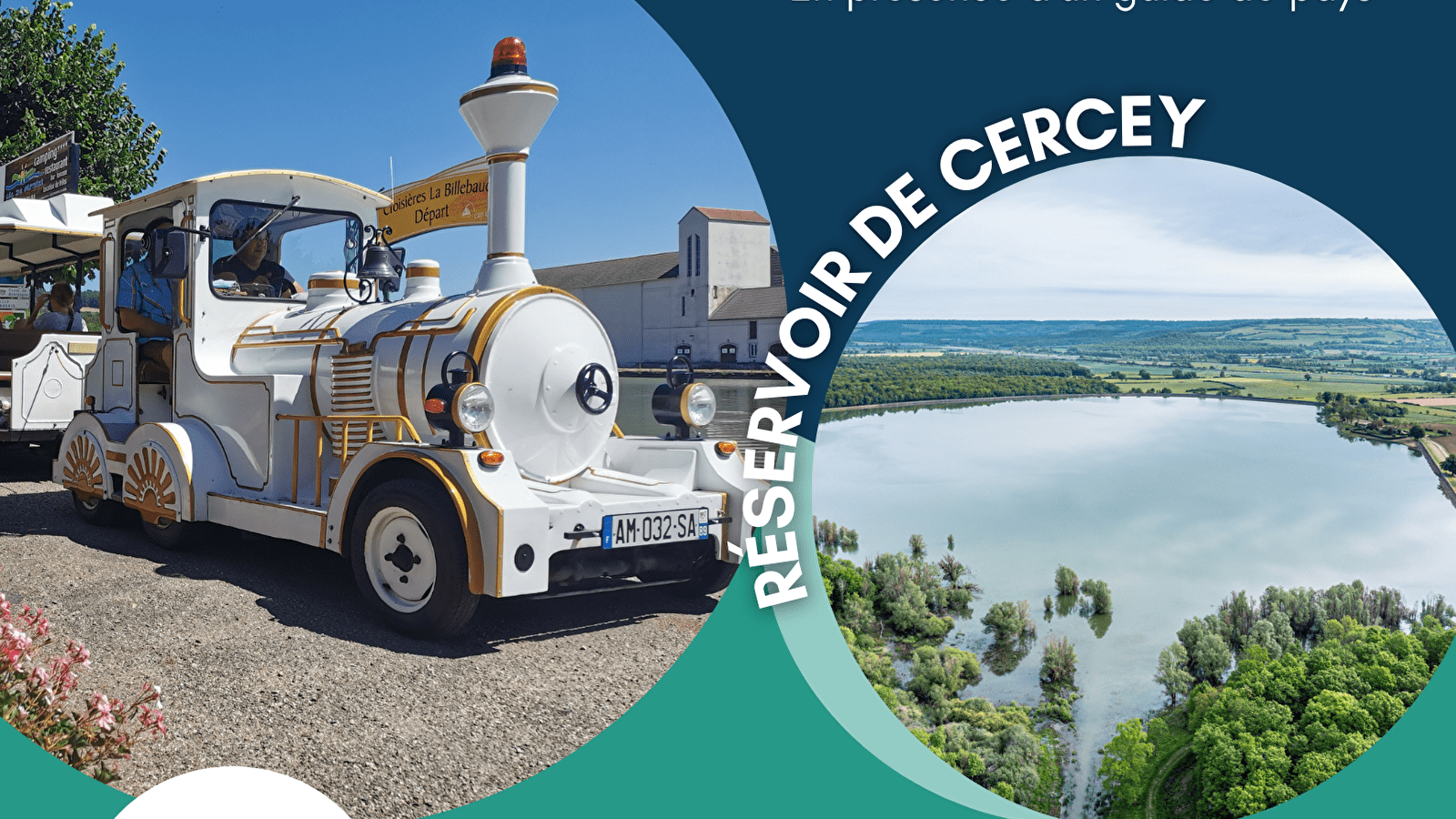 Un train au lac de Cercey 26.07.23