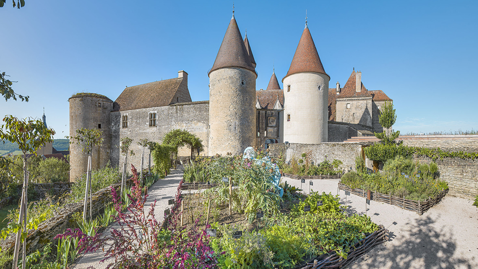 Le jardin des délices : visites gustatives au château de Châteauneuf