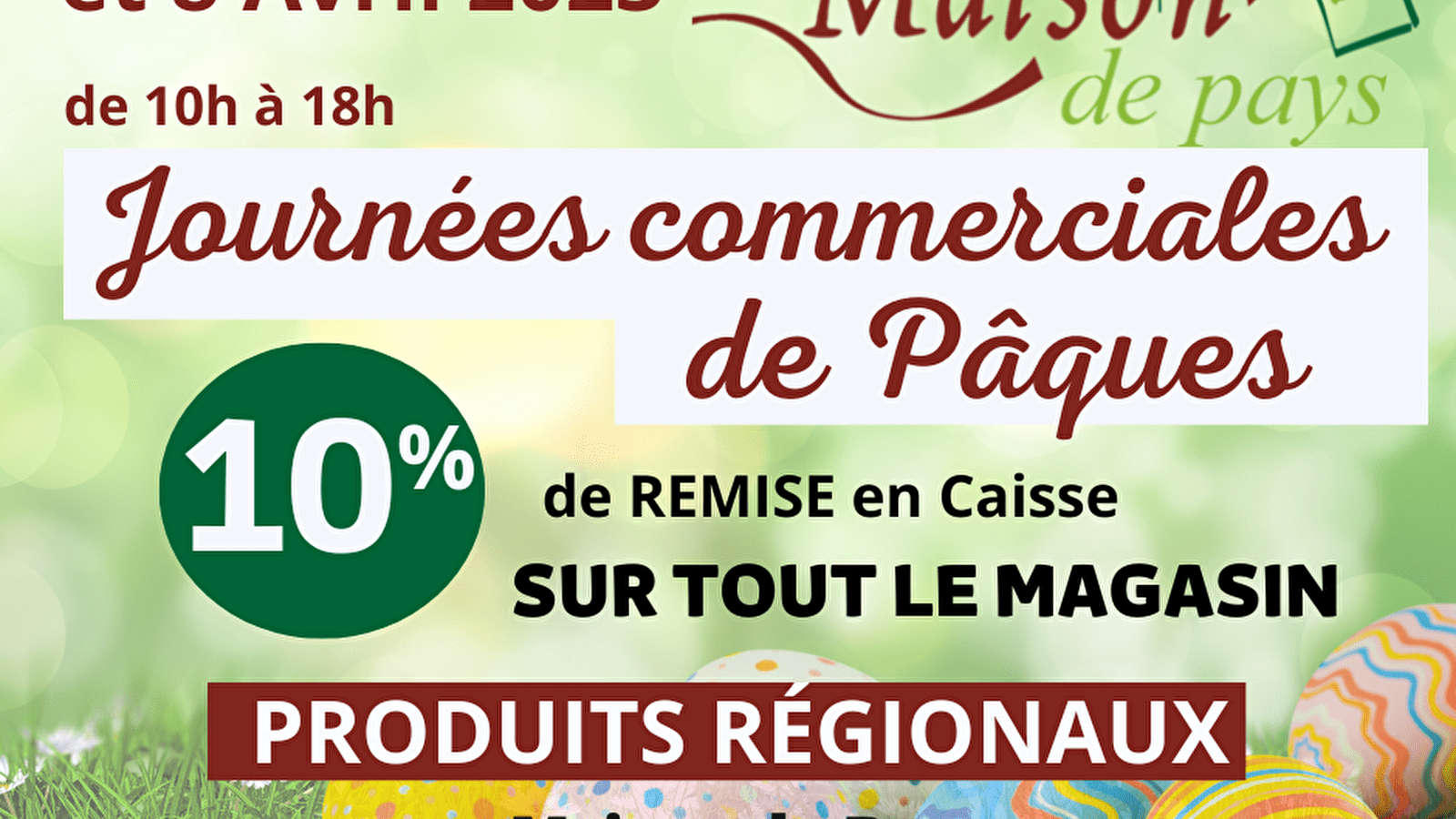Journées commerciales de Pâques