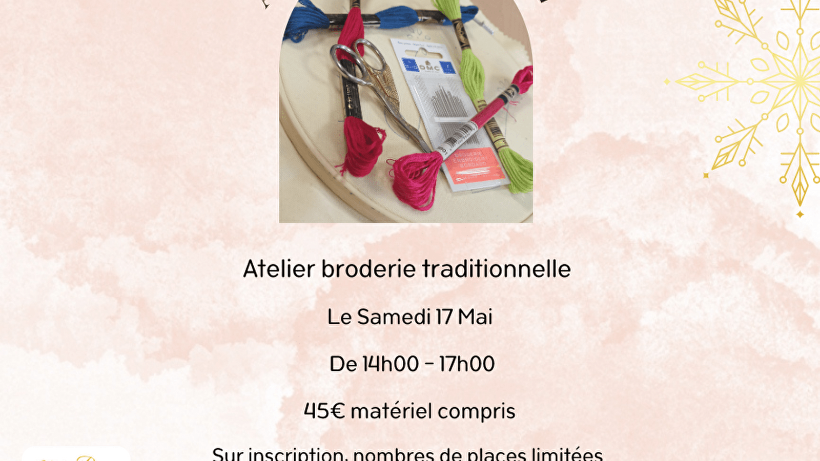 Atelier broderie traditionnelle- Pouilly en Auxois