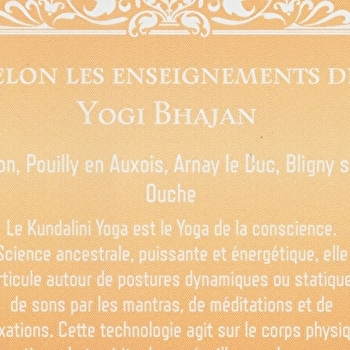 Yoga Kundalini - BLIGNY-SUR-OUCHE