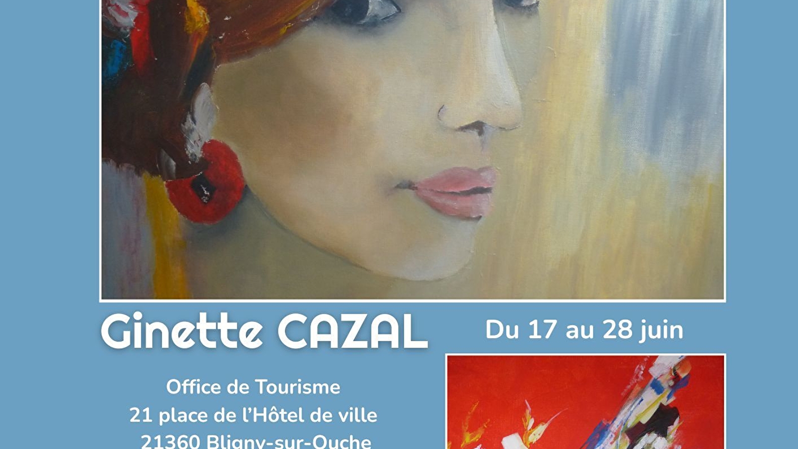 Exposition de peintures - Ginette Cazal